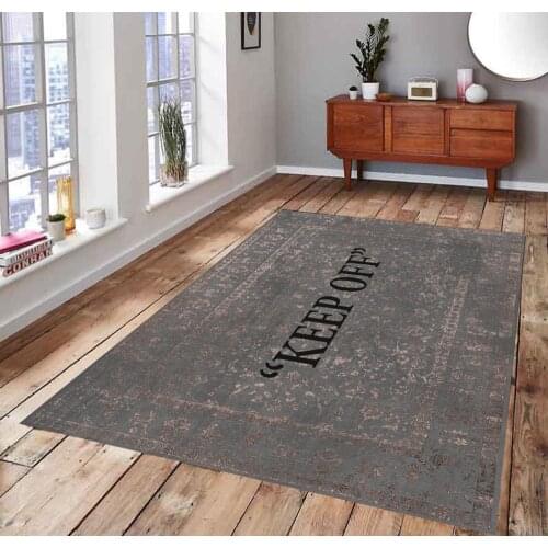 KEEP OFF 7 Classic Patterned Carpet , Fan Carpet Non Slip Floor Carpet,Teens Carpet,Area Rug