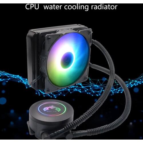 CPU Water Cooling Cooler Fan Ventilador Cooling CPU Cooler Fan Radiator PC Ventilador for Intel LGA 1155 AMD
