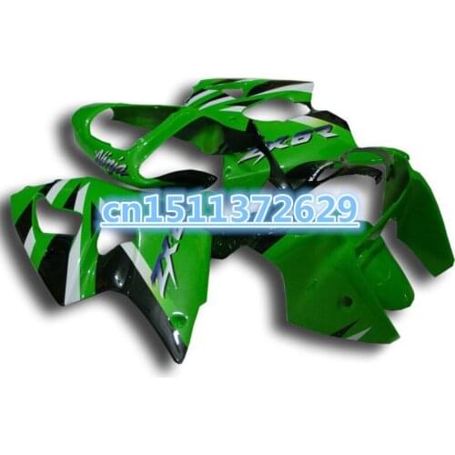 Bodywork for 2000 2001 2002 for kawasaki ZX6R fairing Ninja zx 636 00 01 02 ZX-6R fairing glossy green white with black