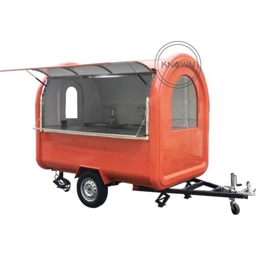 KNFR280B Best selling Customized hamburger coffee mobile food cart trailer for Ice Cream Hot Dog