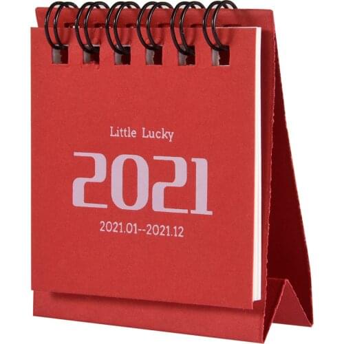 2021 Small Desk Calendar Convenient 2021 Mini Calendars Daily Schedule Table Planner Yearly Organizer Office School Supplies