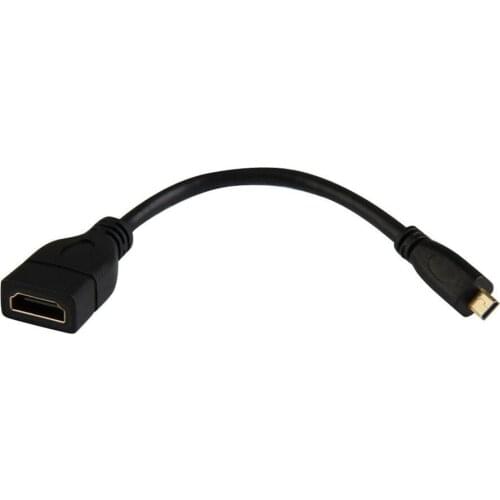 Micro HDMI-compatible Male D To HDMI-compatible Female A Jack Adapter Cable Convertor 1080P Micro Male D To Female Jack Adapter