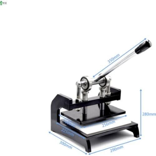 Multi-function manual press manual knife die cutting machine leather cloth cutting machine punching machine embossing machine
