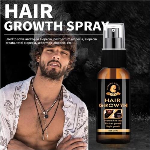 35ML Men Hair Beard Growth Oil Products Hair Loss Treatment Conditioner Groomed Fast Beard Growth Enhancer Maintenance