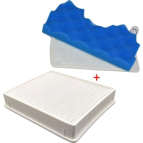 H11 Dust HEPA Filter + 1 Set Blue Sponge Replacement Parts for Samsung DJ63-00672D SC4300 SC4470 SC4570 VC-B710W Vacuum Cleaners