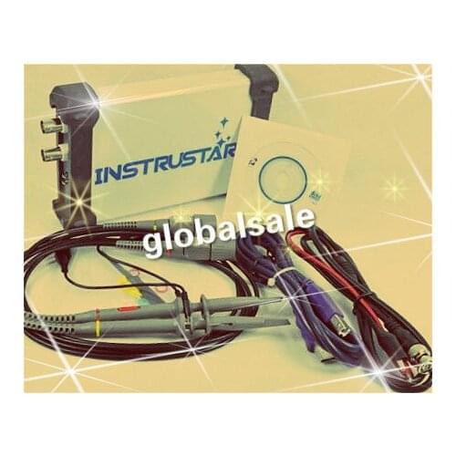 FREE SHIPPING ISDS205A-PC-Based-USB-Oscilloscope-2CH-20MHz-48MSa-s-FFT Analyzer Data Logger