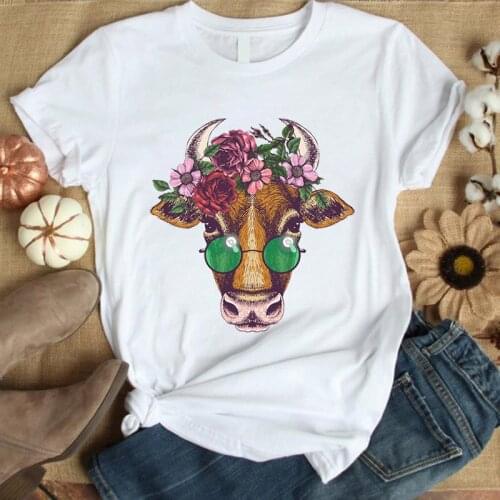 Womens Tie dye print long Sleeve stripe T-shirt 2020 New Casual Loose Cartoon Print Over Size Loose Short-sleeved Tops