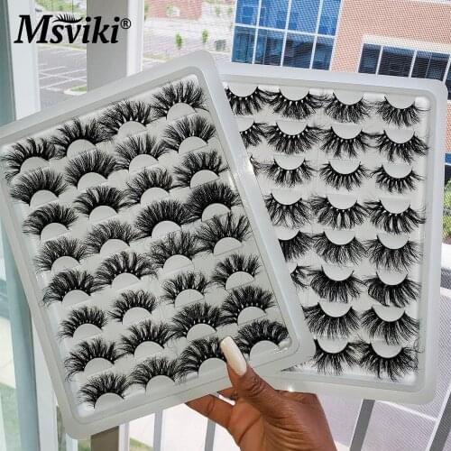 25MM 3D Mink Lashes Wholesale Natural 5D Mink Eyelashes Package Box Dramatic Long Fake Lashes Bulk Extension Vendor Makeup Tools