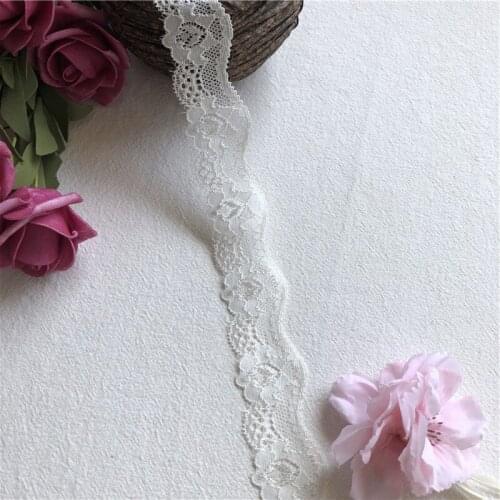 3cm tissu en dentelle de coton blanc pur | tissu de dentelle brodée, mixte de grande taille,, accessoires
