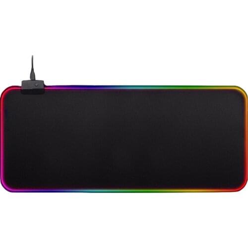30*80cm LED RGB Mouse Pad Rubber Lighting Gaming Mousepad Desktops Anti-slip Gaming Mice Mat Micepad Computer Accessories