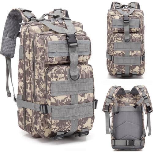 30L Mens Tactical Backpack Outdoor Military Rucksacks Waterproof Sports Camping Trekking Hiking Fishing Hunting Bags For Male