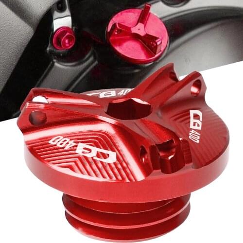 Motorcycle Accessories Engine Oil Drain Plug Sump Nut Cup Plug Oil Fill Cap Cover For Honda CB400 CB 400 CB-400 1989 1990 1991