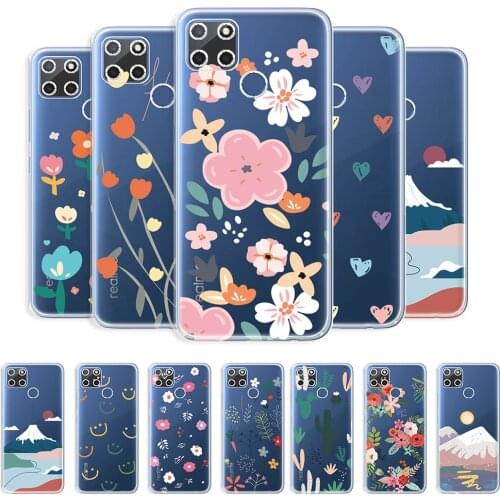 For OPPO Realme 7i Case Clear Soft Case For Realme 7i RMX2193 Transparent Phone Shell For Realme 7i Global Shockproof Back Cover