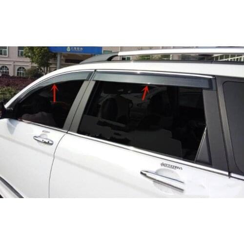 For Citroen C5 AIRCROSS 2017-2021 acrylic material Car window rain eyebrow Shelter from the rain decoration strip car styling