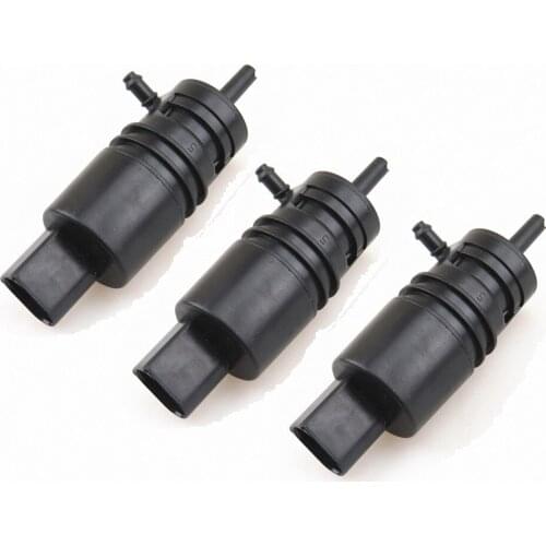 FHAWKEYEQ 3Pcs Car Windshield Washer Pump Motor For A5 S5 A4 S4 VW Bora Golf Polo Passat Beetle Seat Leon Ibiza Toledo 1T0955651