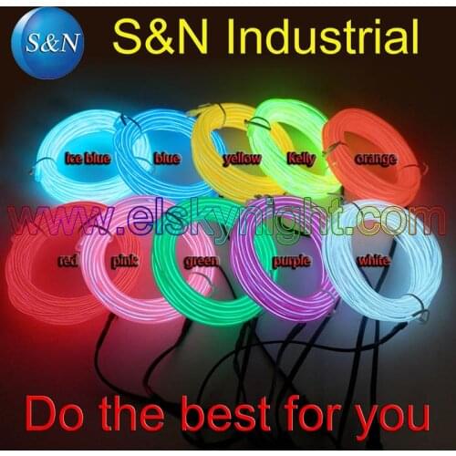 Diameter 3.2MM flexible el wire for tron dance and decoration