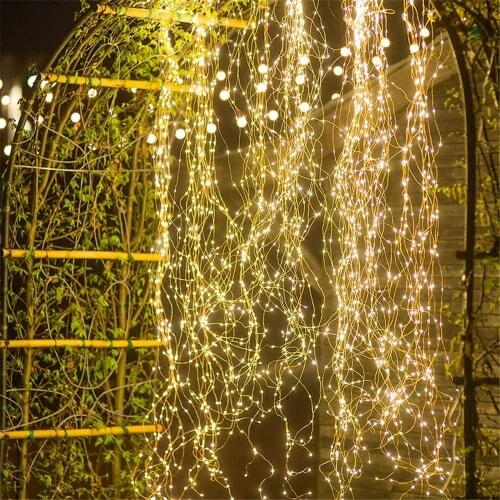 10X2M/20X2M Vine Branch String lights Copper Wire Christmas Lights Home Garden Party Holiday Festival Decoration String Lights