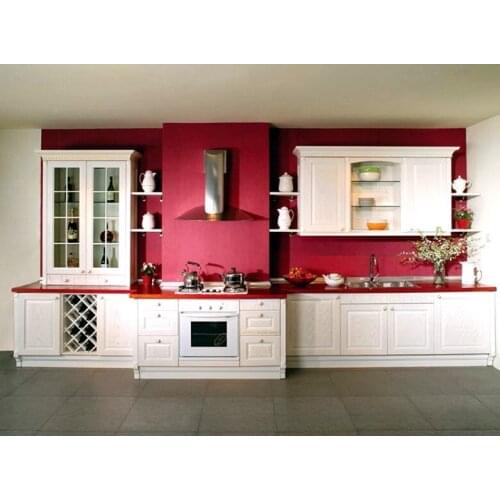 Kitchen furniture with wine rack