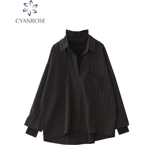 Mina buy funny Women's Striped Shirts