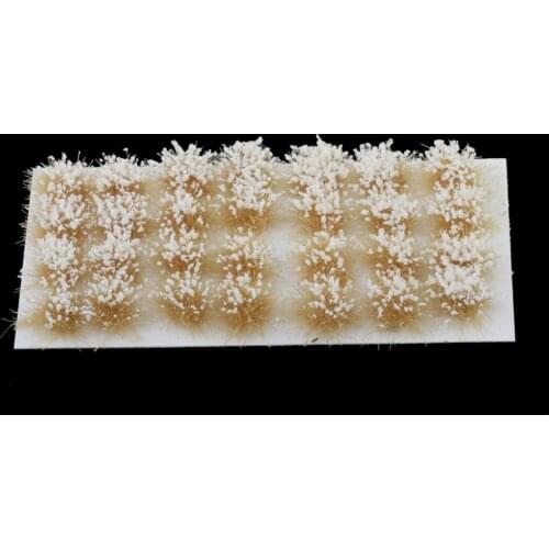 Model Scenery -1：35 1：48 1:72 - Grass Tufts "blooming" 8mm High