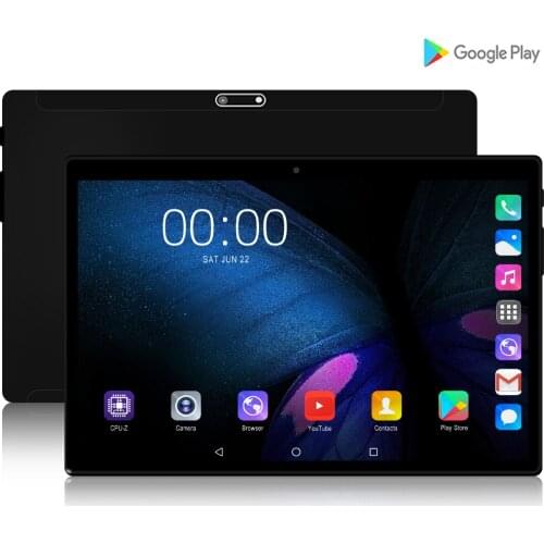 New Tablet Pc 10.1 inch Android 7.0 Tablets Quad Core Google Play 3g Phone Call GPS WiFi Bluetooth Tempered Glass 10 inch