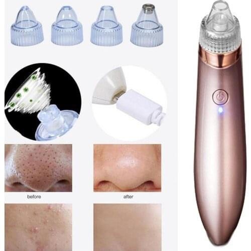 Pore Cleaner USB Electric & Battery Blackhead Black Dot Remover Face Pore Acne Pore Cleaner Pimple Removal Vacuum Suction Tools