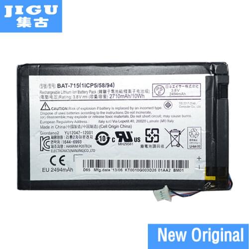 JIGU Original Battery 1ICP5/58/94 BAT-715 FOR ACER Iconia Tab B1 Series