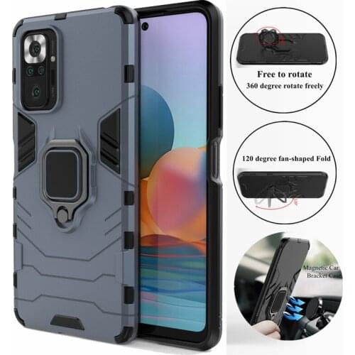 Shockproof Bumper For Xiaomi Redmi Note 10 Pro Case For Redmi Note 10 Pro Cover Armor PC Protective Cover For Redmi Note 10 Pro