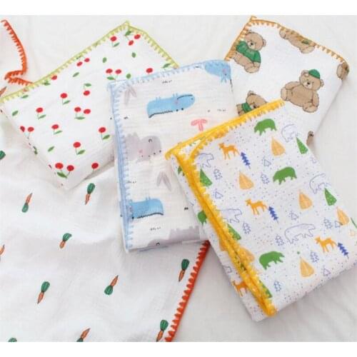 Super soft breathable baby receiving blanket newborn baby kids children bath towel bedding blanket swaddling sleeping blanket