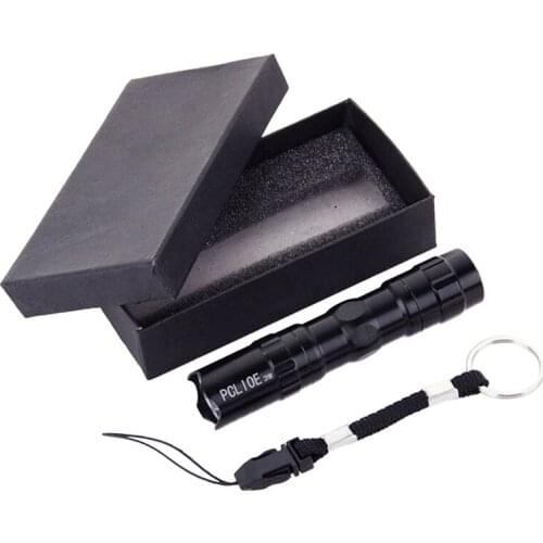 LED Flashlight Thin Waterproof Flashlight Camping Hiking Safety Protection Tools