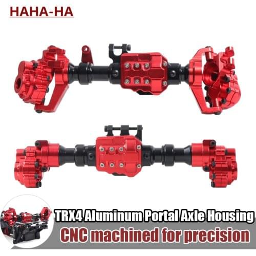 TRX4 Aluminum Portal Axle Housing for 1/10 RC Crawler Traxxas TRX-4 Defender G500 Bronco Sport Metal Upgrade Parts