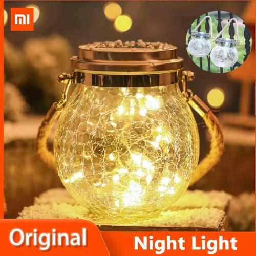New Xiaomi Solar Bottle Light Solar charging Smart Night Light IP54 Waterproof Light Control Camp Lamp Christmas Decoration