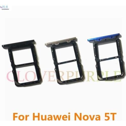 1X Sim Card Tray Slot Holder Repair Parts Sim Card Adapter For Huawei Honor 20 / Nova 5T