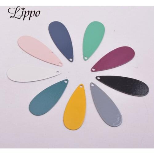 50pcs AC10968 10*27mm Brass Watermark Jewelry Charm