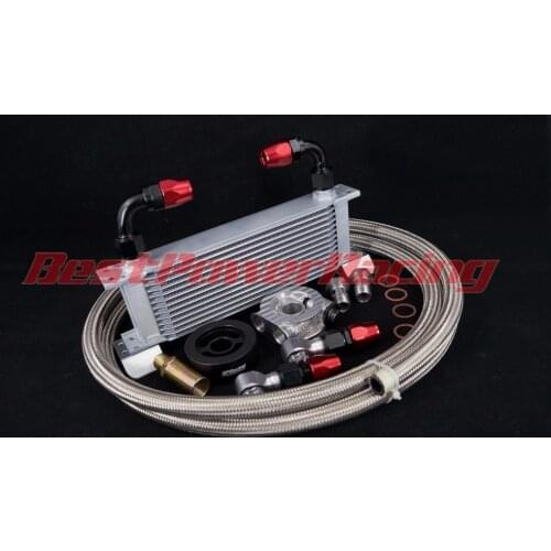 80 Deg Thermostat 13 row 10AN oil cooler kit For TOYOTA FT 86 /GT86 / Scion FR-S/ Subaru BRZ ZN6 ZC6