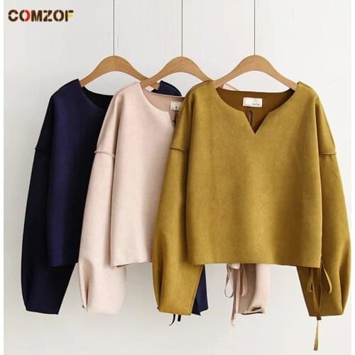 COMZOF Blouses With Sleeves