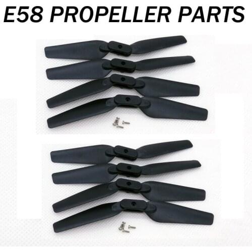 E58 JY019 O019 RC Quadcopter drone Spare Parts Lock Foldable Propeller Props Blades 2 Set with
