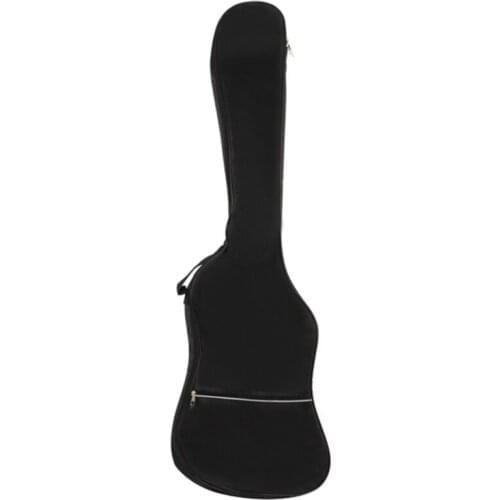 HK.LADE Black Waterproof Double Straps Bass Guitar Backpack Gig Bag Case for Electric Bass Sponge Padded Bass Case