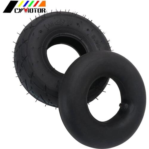 Good Quality Scooter Tyre And Tube 3.00-4 Tire Wheels Fits Mini 2 Stroke Quad For Knobby Scooter ATV Go Kart Tire Tube Set