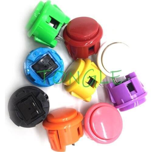 6 PCS SANWA Type Push Button Jamma Arcade Switch Buttons High Quality Durable Game Machine Push Button