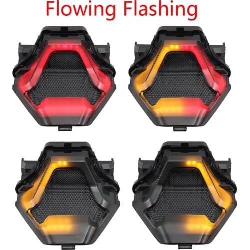 Motorcycle LED tail light turn signal drive fairing flashing neon light for Yamaha YZF R3 R25 Y15ZR MT07 FZ07 LC150 MT-07 YZ-F