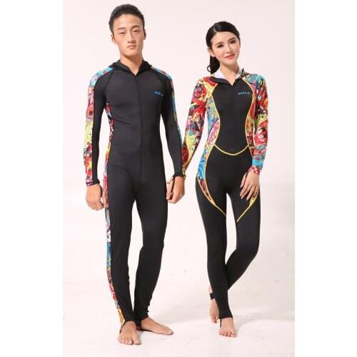 Lycra Scuba Dive Skins for Men or Women Snorkeling Equipment Water Sports Wet Jump Suits Jumpsuit Swimwear Wetsuit Rash Guards