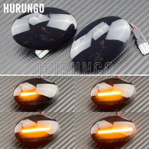 LED Side Fender Dynamic Turn Signal Light Marker Lamp For Ford Fiesta MK3 MK4 KA Mondeo Transit Tourneo
