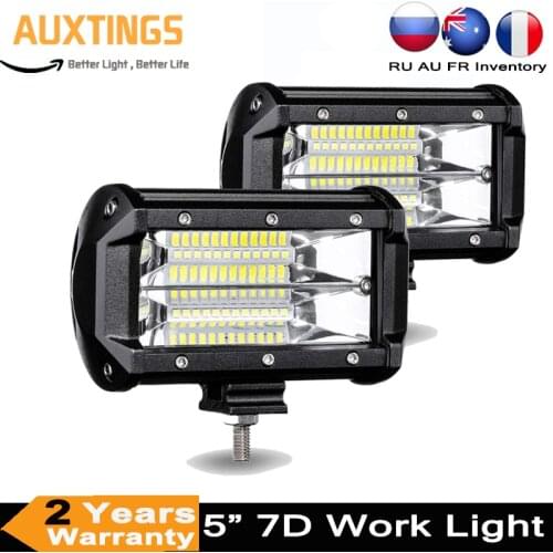 5 inch 72W LED Bar LED Work Light Bar Fog Light for Driving Offroad Off Road Boat Car Tractor Truck 4x4 SUV ATV 12V 24V