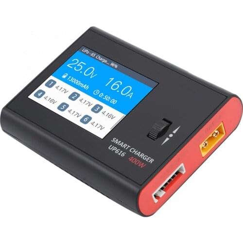 Aluminium Ultra Power UP616 400W Smart Balance Battery Charger with Manual for LiPo Charging RC Model Accessory Parts