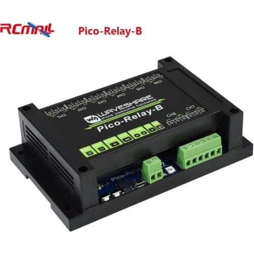 Waveshare Industrial 8-Channel Relay Module For Raspberry Pi Pico