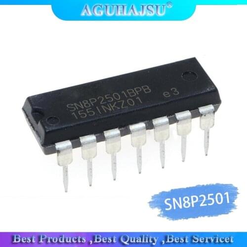 10pcs/lot SN8P2501 SN8P2501B SN8P2501BPB DIP-14 new original
