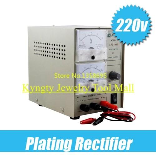 Promotion !!! Plating Rectifier Jewelry Plating Machine Buy one Rectifier Get Two Free Tool and Equipment