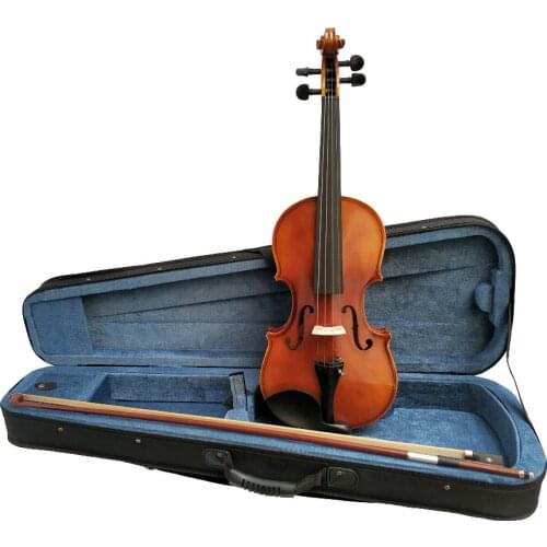 Antonio Stradivari 1715 Model Violin FPVN14 with Canvas Case and Brazil Bow