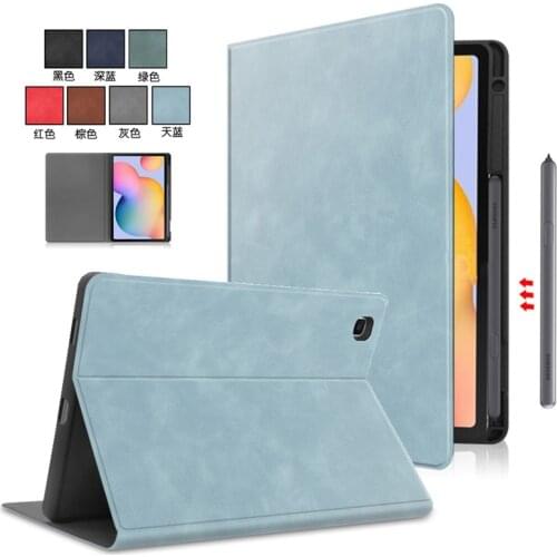 With Pencil Holder Case for Samsung Galaxy Tab S6 Lite 10.4 SM-P610 SM-P615 Protective Cover funda For samsung tab s6 lite Case